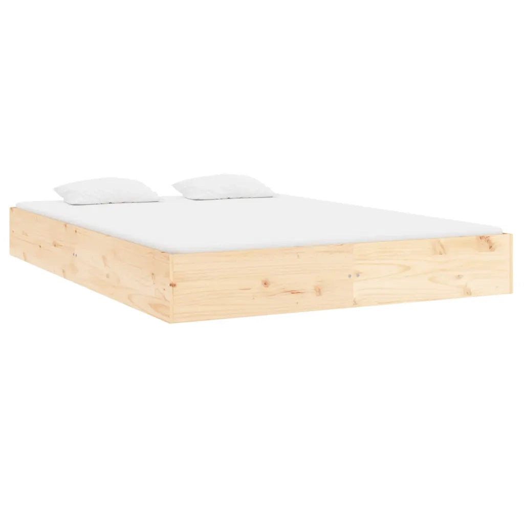 Giroletto senza Materasso Ambrato in Legno Massello 140x200 cm 820042
