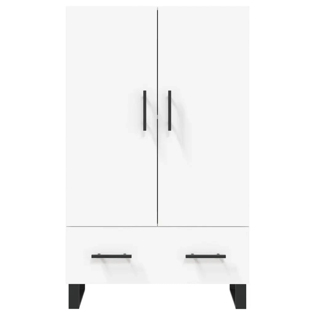 Credenza | Madia | Buffet da pranzo | Armadio da pranzo Bianca 69,5x31x115 cm in Legno Multistrato
