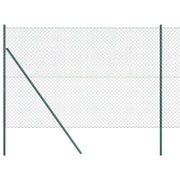 Palo della recinzione | Pannello per recinzione Verde 10 x 1,6 m (rete 40 x 40 mm)
