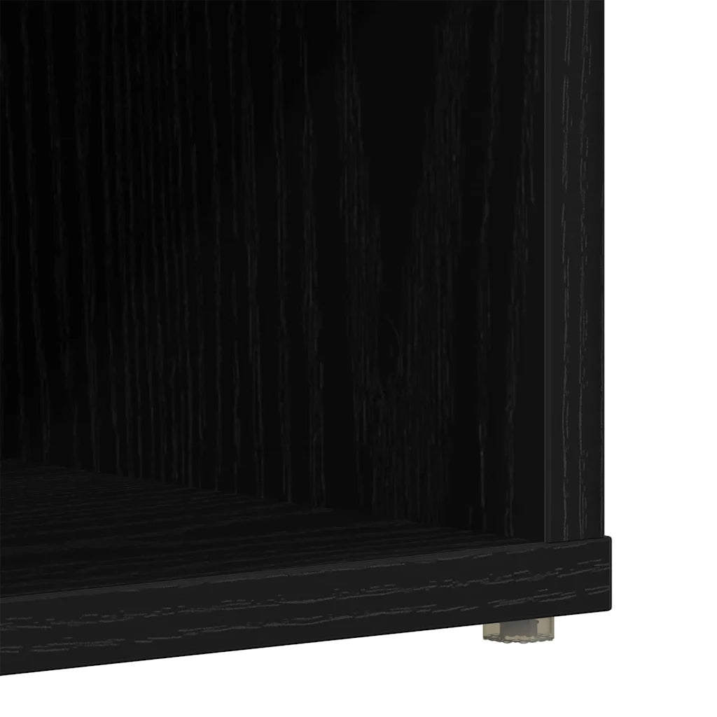 Mobile per scarpe 2 pz-Set di 2 Scarpiera Rovere Nero 52 x 30 x 50,5 cm
