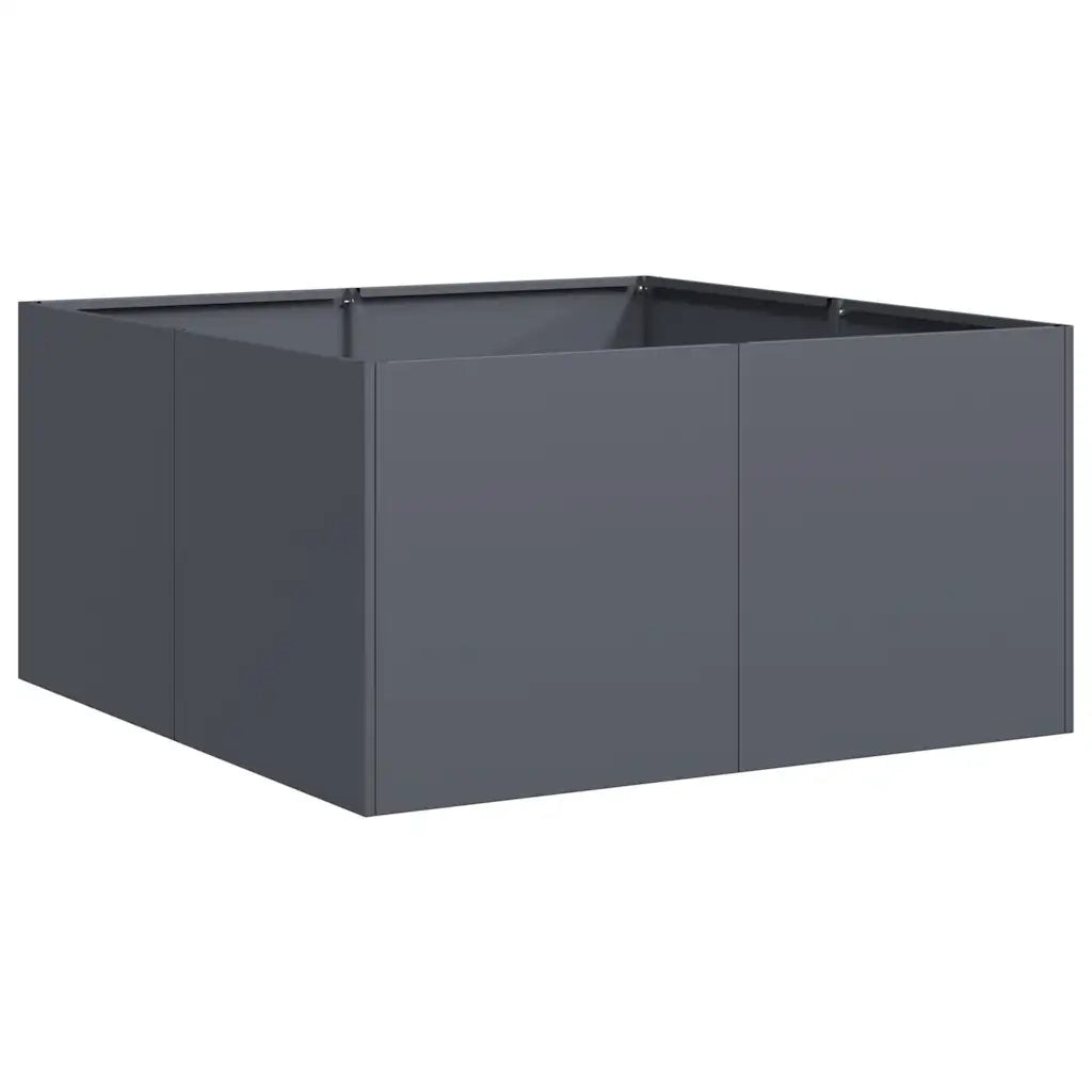 Fioriera Antracite 80x80x40 cm in Acciaio Laminato a Freddo 860740