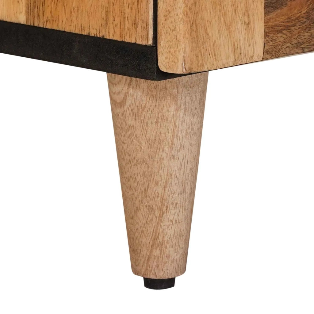 Credenza Naturale 60 x 33,5 x 75 cm Legno di mango massello