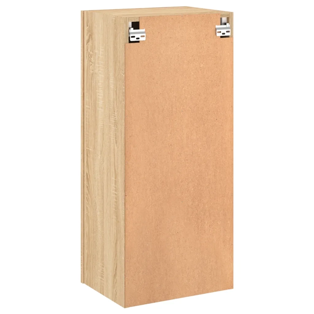 Mobile TV Parete Rovere Sonoma 40,5x30x90 cm Legno Multistrato