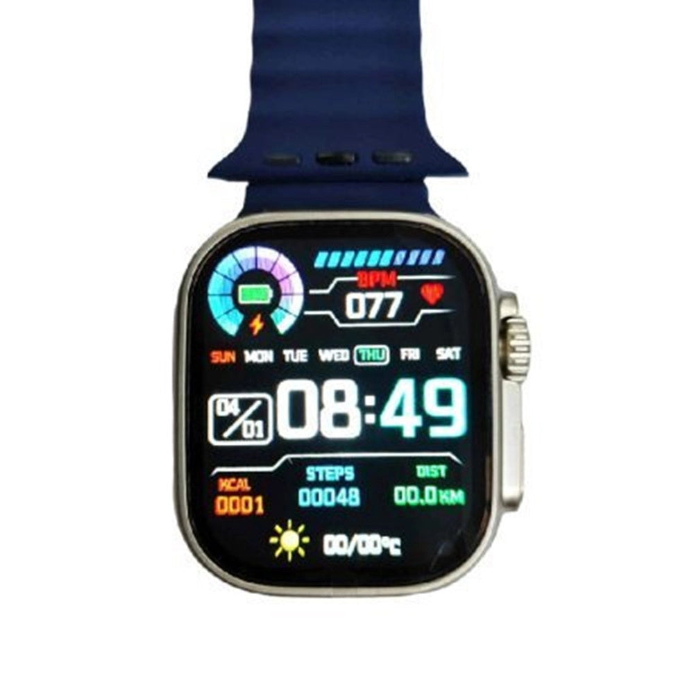 Trade Shop - Smartwatch Qu50 Hd Orologio Digitale Intelligente Cardiofrequenzimetro Contapassi Bluetooth -