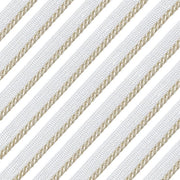 Paspellatura per decorazione - 10 yard - Bianco e oro - Adatto per abbigliamento, cuscini e tende