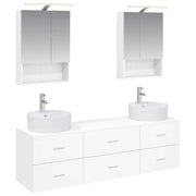 Set di mobili per il bagno 5 pcs Bianco 3406879
