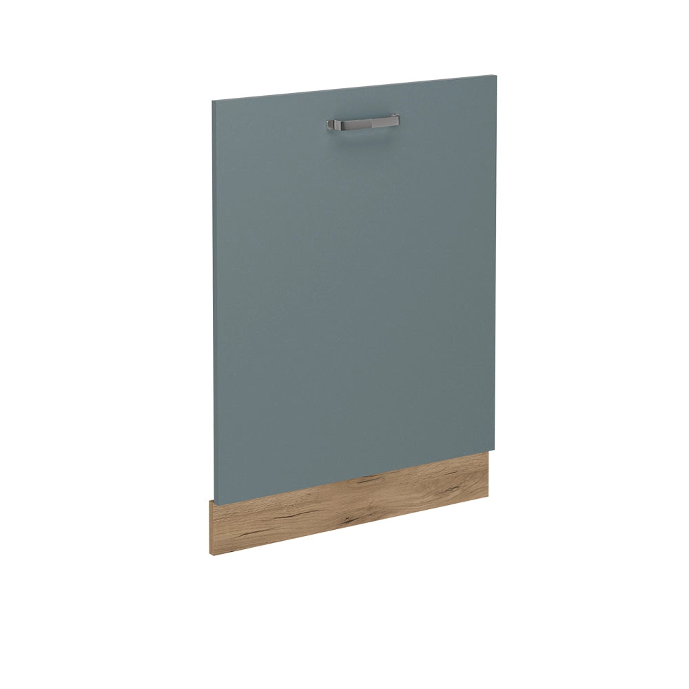 Pannello frontale della lavastoviglie R-Line Grigio-blu/Rovere dorato 60 cm senza piano di lavoro Vicco