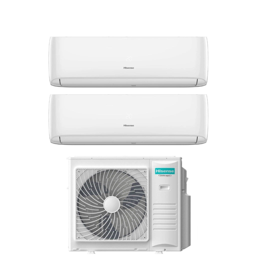 Condizionatore Dual Split Hisense Hi-Comfort 18+18 con 5AMW105U4RQC R-32 Wi-Fi Integrato