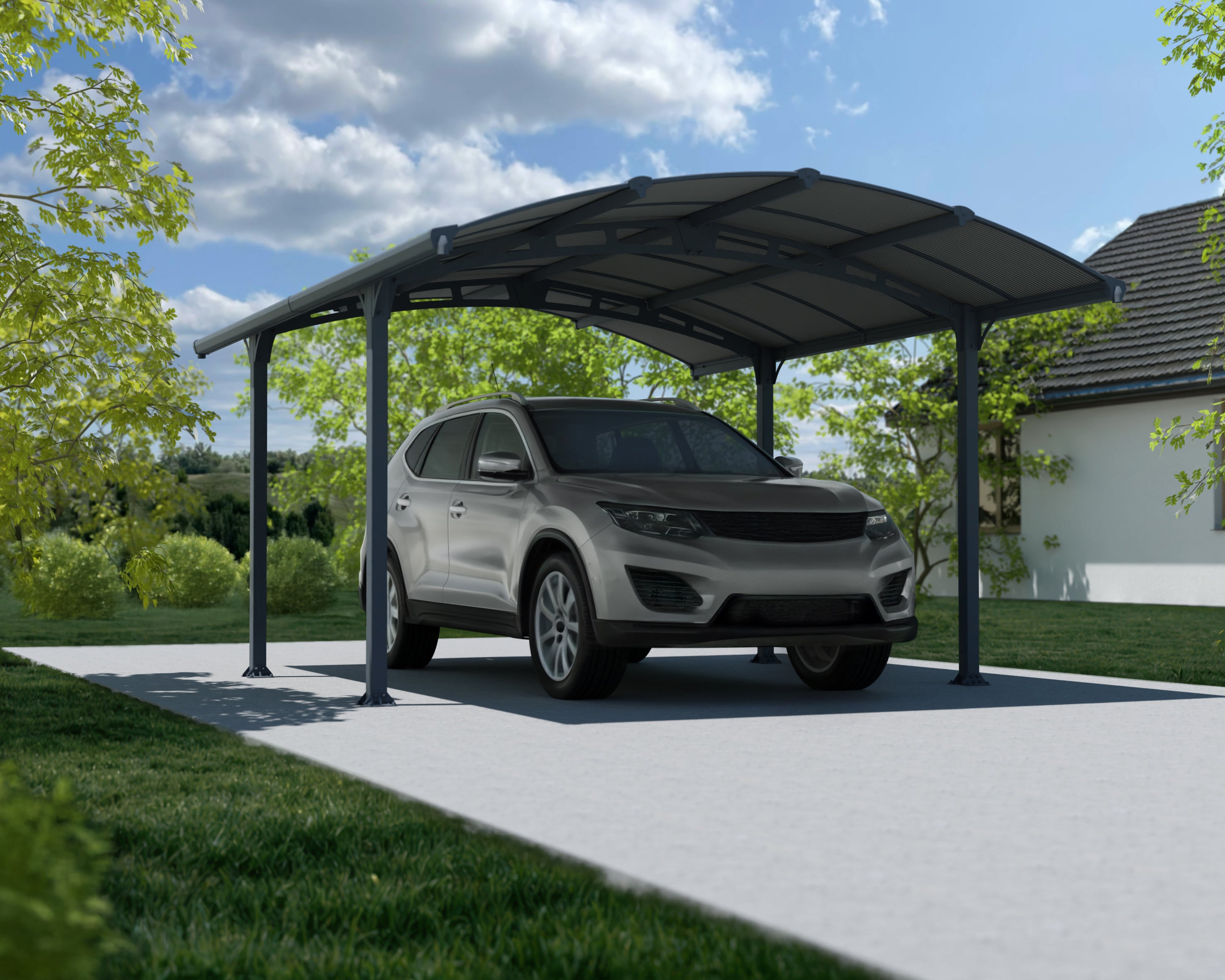 Carport in Alluminio 3.6 X 4.4 m Canopia Arcadia