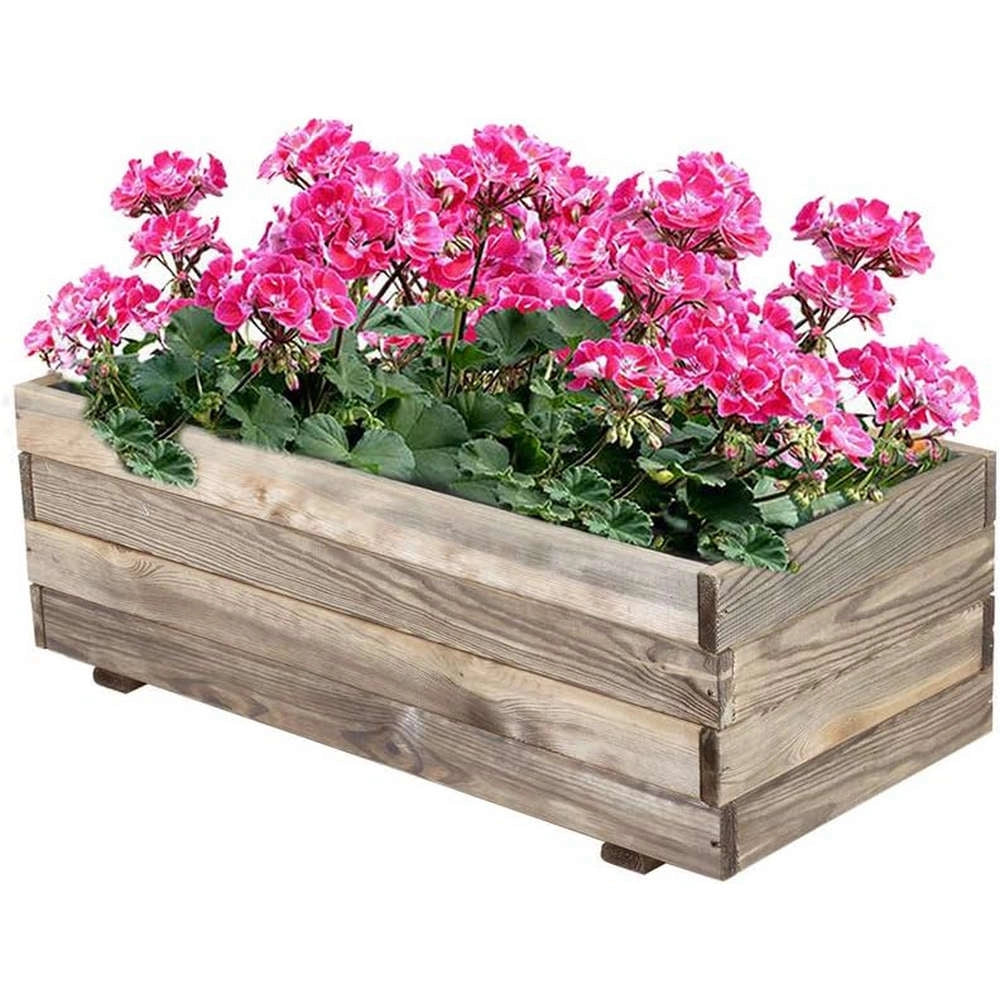 Fioriera in Legno Impregnato Verdelook 90x40x30 cm