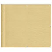 Schermo da balcone | Paravento da Balcone Sabbia 90x600 cm 100% Poliestere Oxford