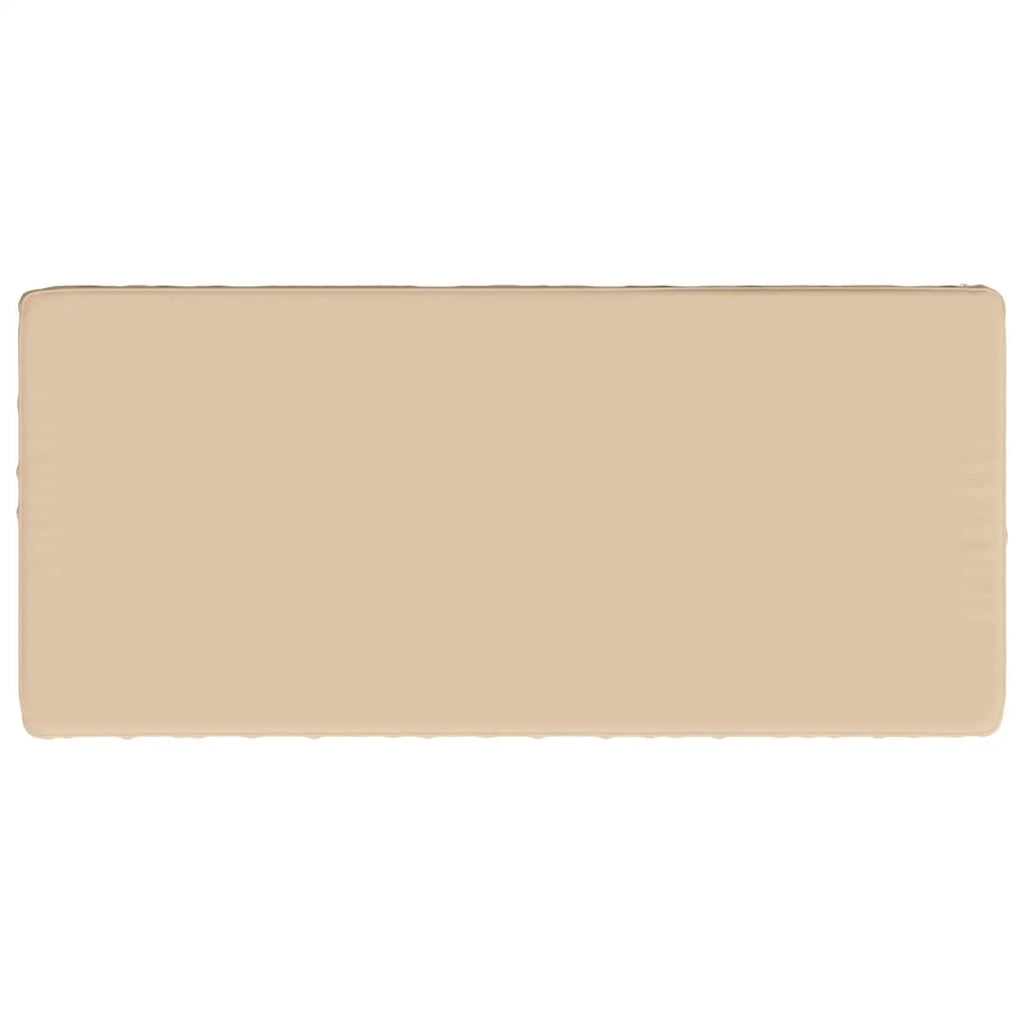 Cuscini per Panchina a 2 Pezzi VUGHT 2 pz 100% Poliestere Crema 951771