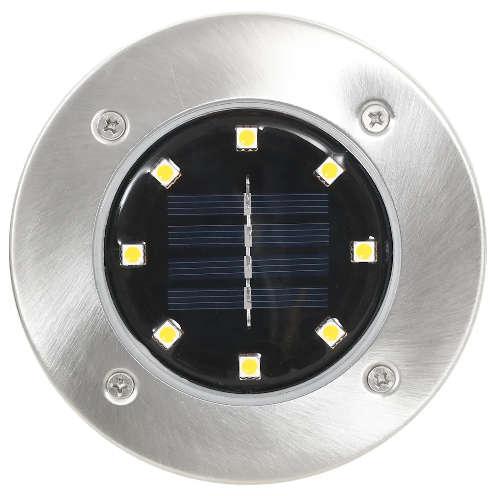Lampade Solari da Terra 8 pz Luci a LED Bianco Caldo CFW1450110