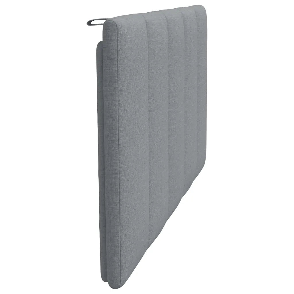 Cuscino Testiera Hanko Grigio Chiaro 100 cm in Tessuto CFW2297673