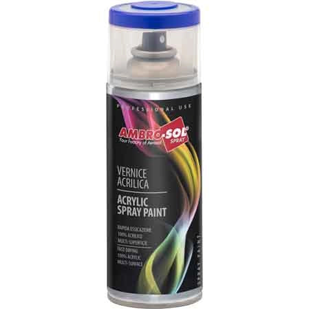 BOMBOLETTA SPRAY ACRILICO UNIVERSALE 400 ML Verde foglia RAL 6002 - 6 pezzi- AMBROSOL