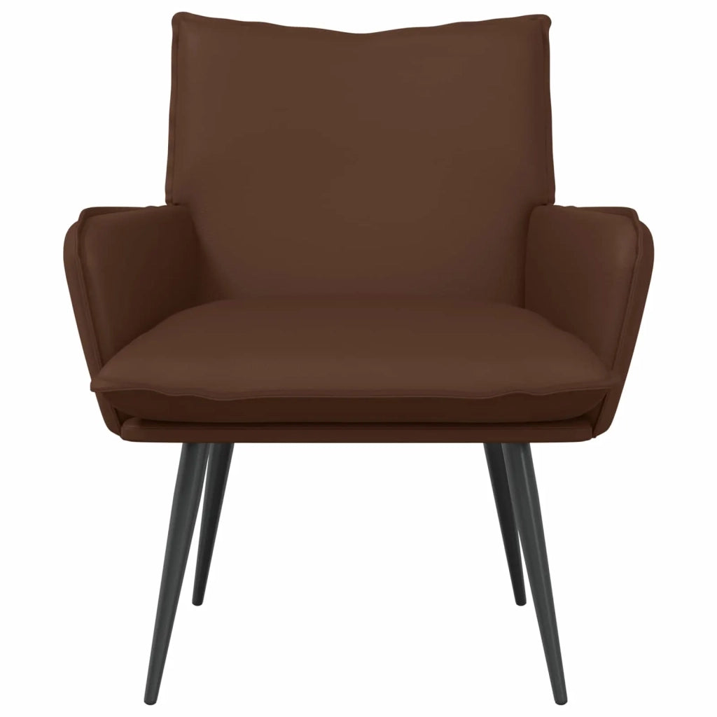 Poltrona Marrone Similpelle 42047737