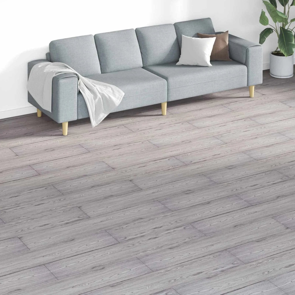 Tavole per Pavimenti 18 pcs Grigio scuro 5,26 m² PVC
