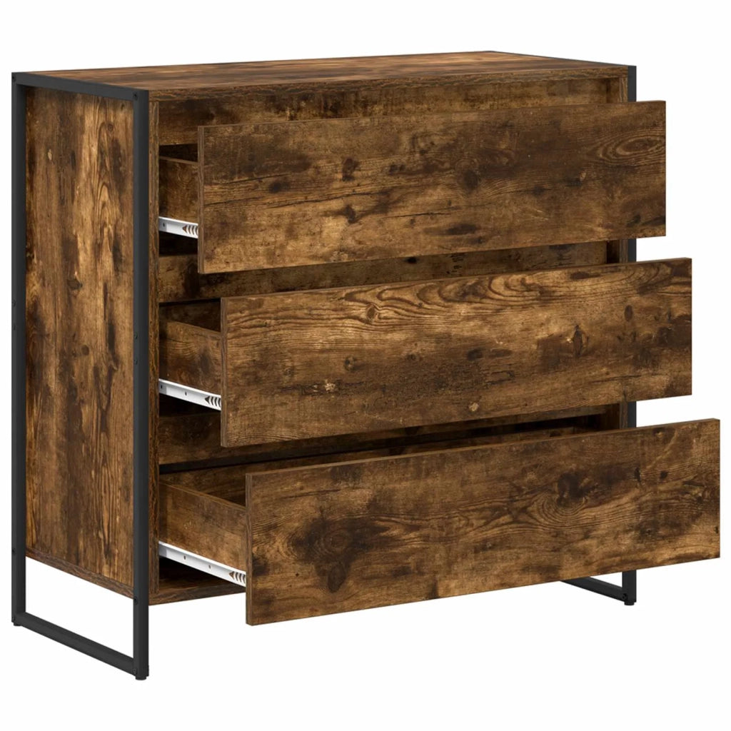 Credenza Quercia Fumosa 79 x 36 x 75.5 cm Legno multistrato