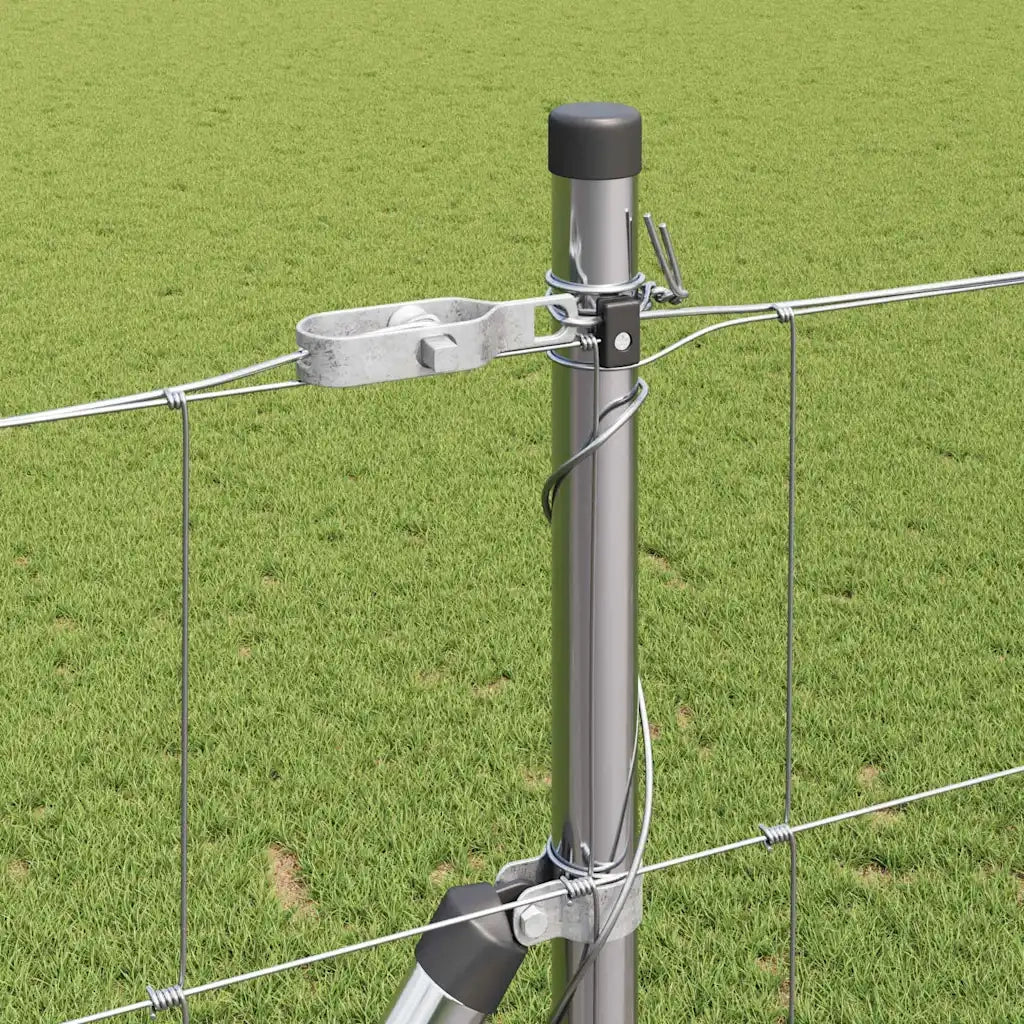 Palo della recinzione Zincato 25 x 1,4 m Acciaio 3351514