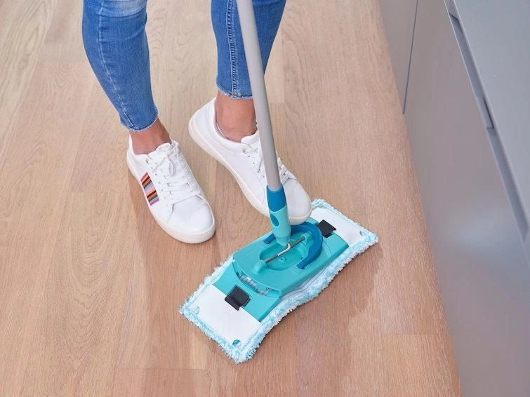 Leifheit 52120 sistema a mocio e secchio Serbatoio singolo Blu, Verde