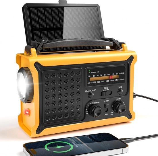 Radio a manovella – Radio di emergenza – Radio a dinamo – Radio a cricchetto manuale – Campeggio – Outdoor – Situazioni di emergenza – Viaggi – Survival