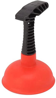 Zuigatoretti Mini per WC - Manico Antiscivolo - Silicone - Adatto per Disimpegno - Vasca da Bagno/Doccia - Peso Leggero 92g - Disimpegno con Valvola di Arresto