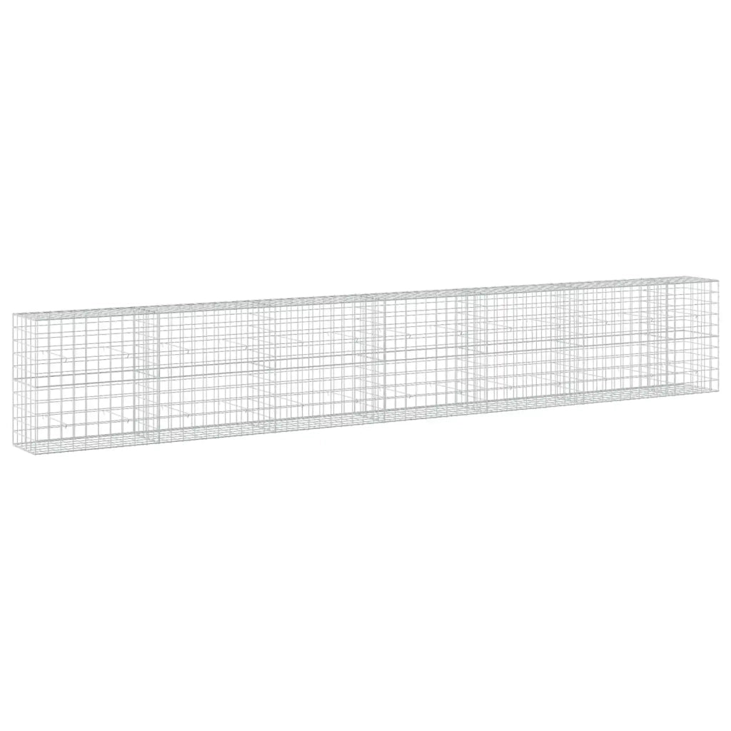 Gabione con Filo da 5 mm e Rete da 10x10 cm 650x50x100 cm 3465223