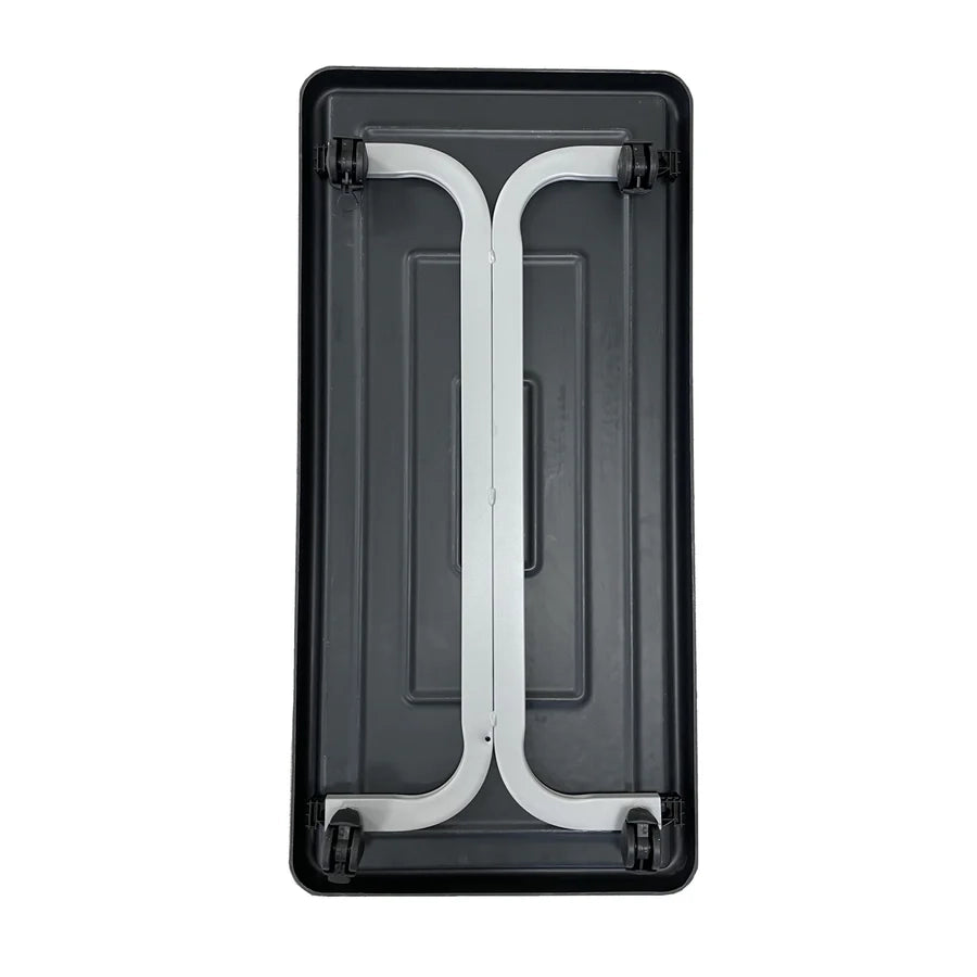 Tecnokit  carrello porta vasi per fioriere rettangolari speedy,cm 78×37 (per fioriere rett. cm.100),alluminio - 491/A
