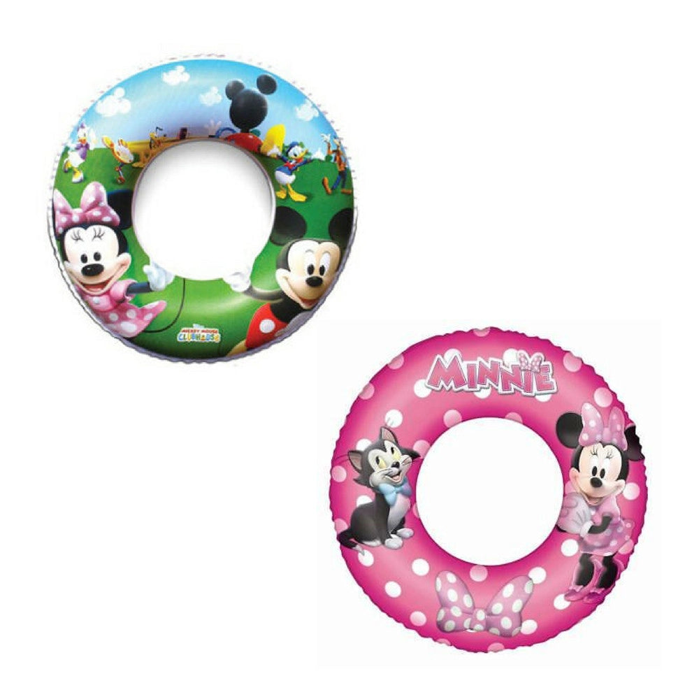 Trade Shop - Ciambella Gonfiabile Salvagente Minnie Paperina Mickey Mouse Mare Piscina Spiaggia 91040 -