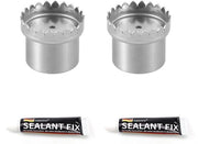 Sistema di Stoccaggio di Sapone Magnetico - Acciaio Inossidabile - 2 Pezzi - Colla Senza Martellate - Resistente ai Solletti - Massimo Carico 350 g - Dispensatore di Sapone