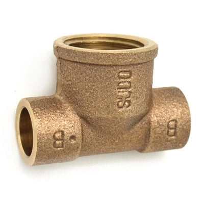 TEE BRONZO  F.  A SALDARE- 1/2 x 18- FRABO- pezzi 1