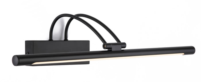 Lampada da parete per quadri Mirror in Metallo Finelli Nero