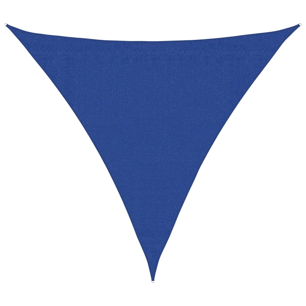 Vela Parasole 160 g/m² Triangolare Blu 3,6x3,6x3,6 m in HDPE 311528