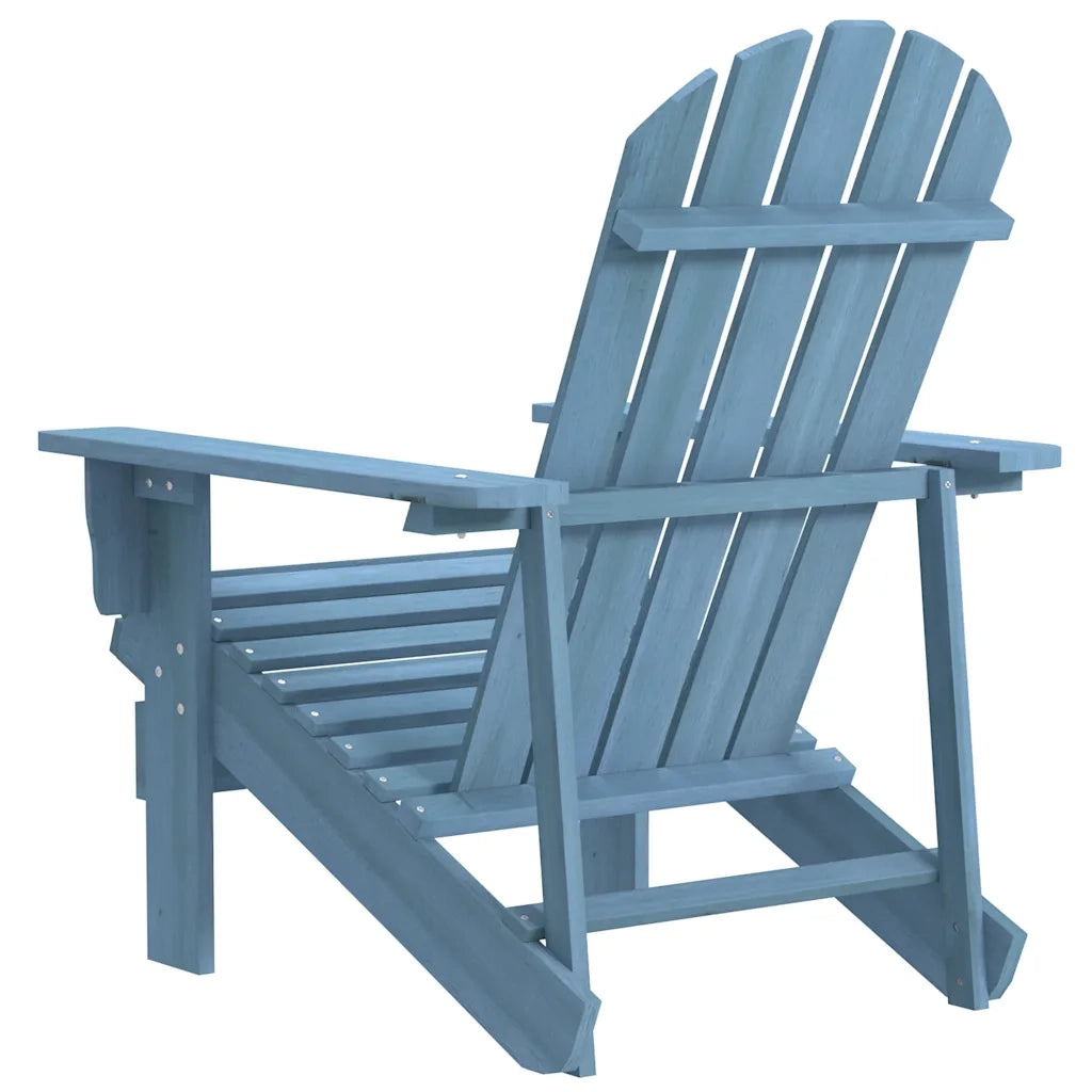Sedia da Giardino Adirondack in Legno Massello di Abete Blu cod mxl 7992