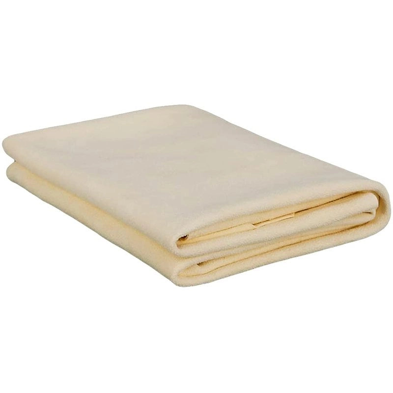 2 Pezzi Spugna Panno Vera Pelle di Daino Camoscio Scamosciata Forma Irregolare 40x50cm