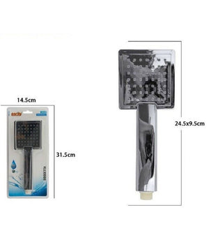 Bagno Doccetta Doccino Soffione 24,5x9,5cm Doccia Cornetta Quadrato 69303 Modern         