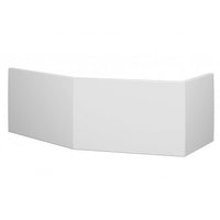 RIHO Vasca da Bagno Angolare Sinistra in Acrilico GETA 170x90 cm con Maniglia Integrata