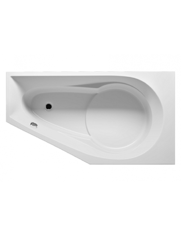 Vasca da bagno in acrilico RIHO con angolo sinistro YUKON 160x90 cm