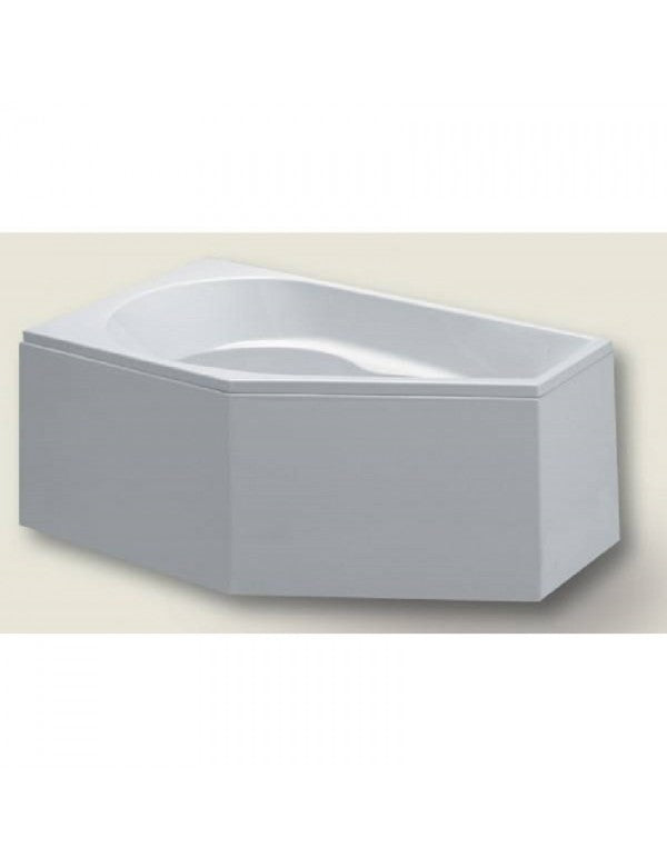 Vasca da bagno in acrilico RIHO con angolo sinistro YUKON 160x90 cm