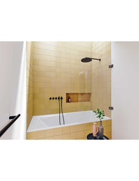 RIHO FALL STILL SQUARE 170x75 cm vasca da bagno in acrilico con cascata