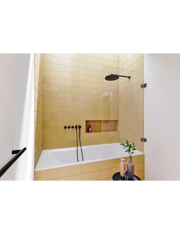 RIHO FALL STILL SQUARE 170x75 cm vasca da bagno in acrilico con cascata