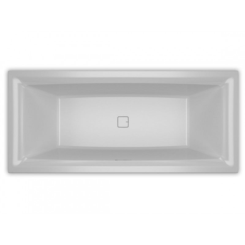 RIHO FALL STILL SQUARE Vasca da bagno in acrilico 180x80 cm con cascata