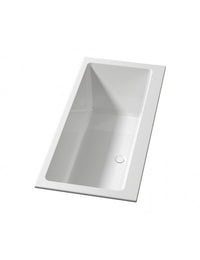 RIHO RETHINK CUBIC WALL vasca da bagno in acrilico 180x80 cm