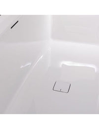 RIHO FALL STILL SQUARE 170x75 cm vasca da bagno in acrilico con cascata