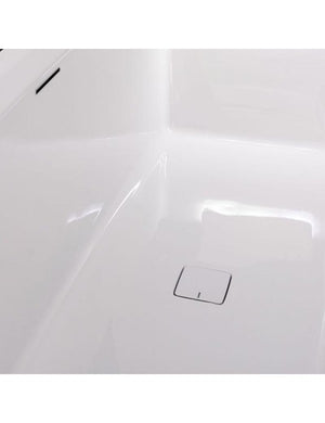 RIHO FALL STILL SQUARE 170x75 cm vasca da bagno in acrilico con cascata