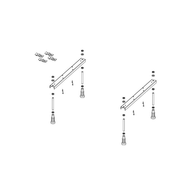 Vasca da bagno angolare sinistra in acrilico RIHO DELTA 160x80 cm