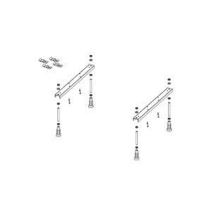 Vasca da bagno angolare destra in acrilico RIHO DELTA 160x80 cm