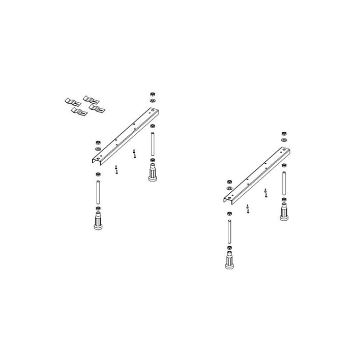 Vasca da bagno angolare destra in acrilico RIHO DELTA 160x80 cm