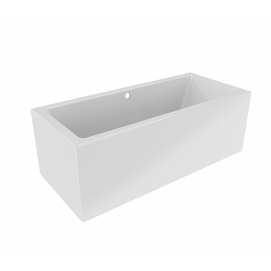 RIHO RETHINK CUBIC Plug&Play Back2Wall Vasca da bagno 160x70 cm