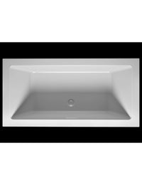 RIHO RETHINK CUBIC Plug&Play Back2Wall Vasca da bagno 190x90 cm